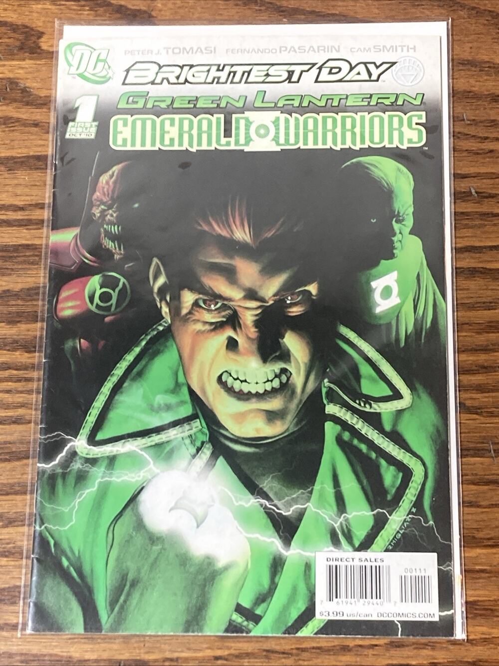Green Lantern Emerald Warriors #1 (9.2 Or Better) Newsstand Variant - 2010